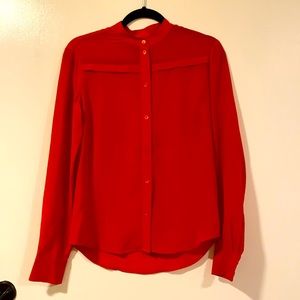 Alexander McQueen Red Blouse